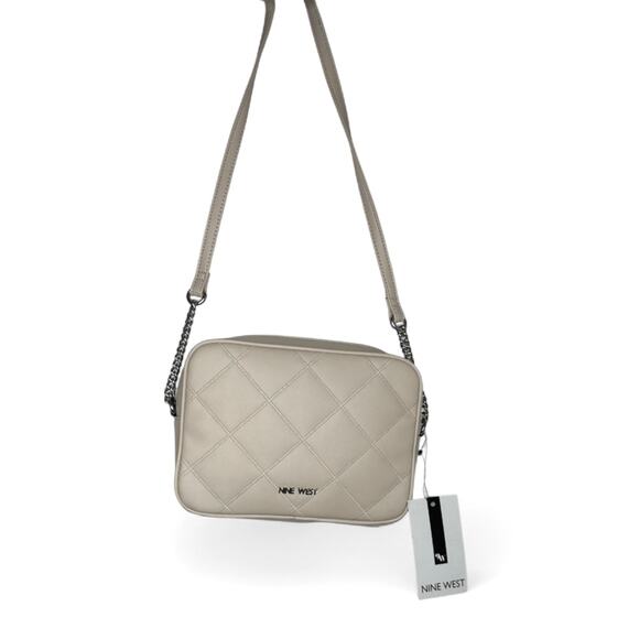 NINE WEST Madelain Mini Crossbody Bag in Milk NWT - Picture 6 of 7
